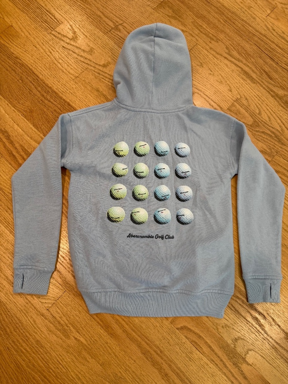 Kids Abercrombie Hooded Sweatshirt Golf Blue Size 9/10